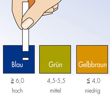 Bestimmung der Pufferkapazität des Speichels